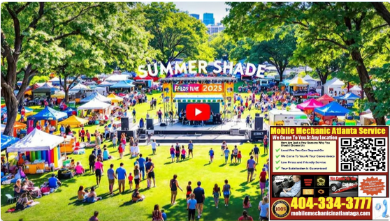 Grant Park Summer Shade Festival Thing To Do In Atlanta Georgia Local Event | Mobile Mechanic In Atlanta GA