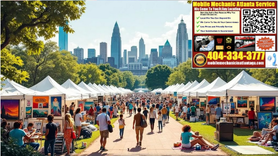 Piedmont Park Arts Festival Thing To Do In Atlanta Georgia Local Event | Mobile Mechanic In Atlanta GA