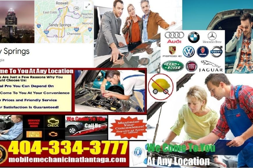 Buckhead Real Estate Subdivision in Sandy Springs, GA Mobile Mechanic
