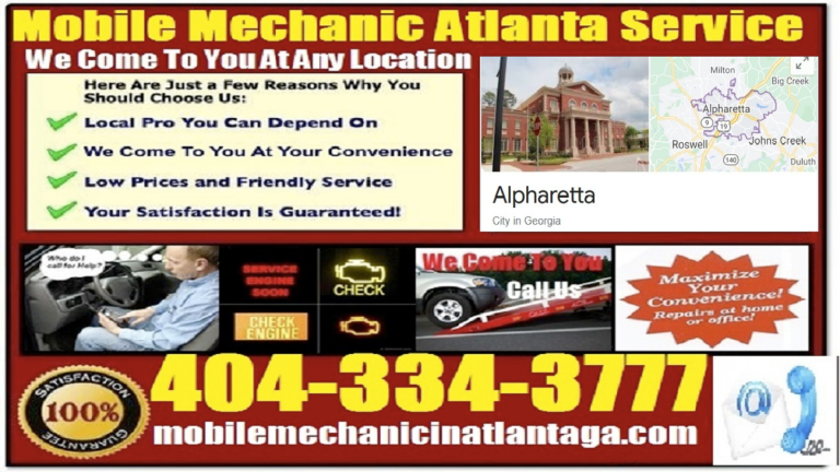 mobile auto mechanic near me alpharetta car roadside assistance foreign inspection service