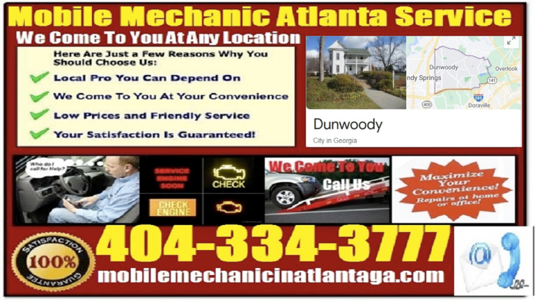 mobile auto mechanic near me dunwoody car roadside assistance foreign inspection service